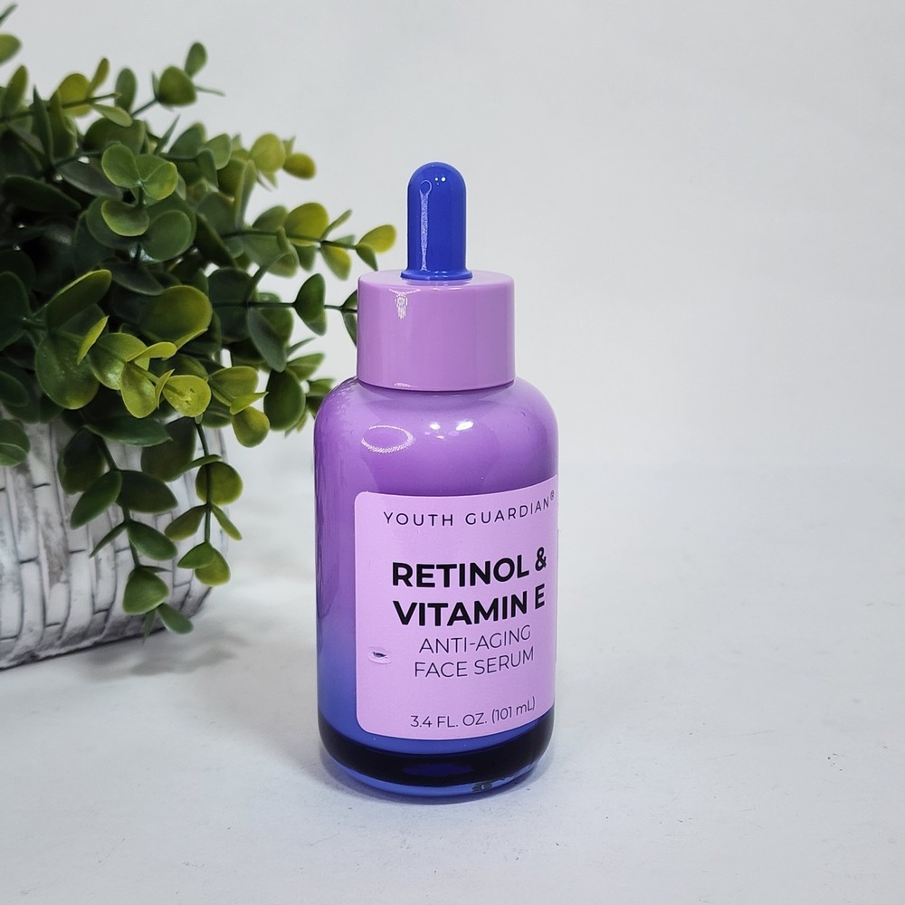Youth Guardian Retinol & Vitamin E Anti-Aging Face Serum 3.4 fl oz New